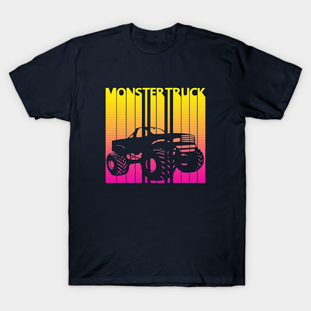 Vintage Retro Monster Truck Gift T-Shirt by GWENT